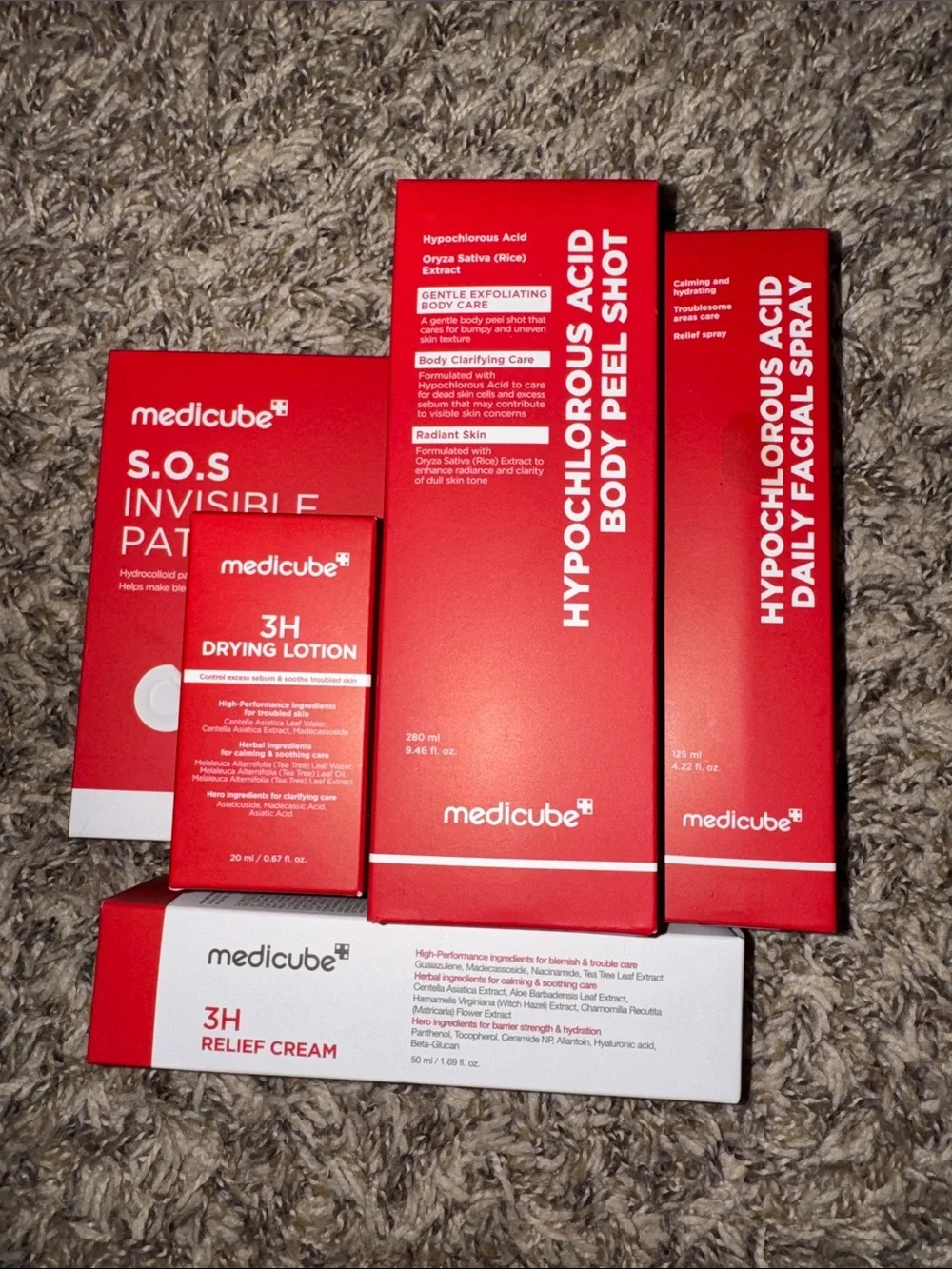 Medicube Hypochlorous Acid Trouble Care Face Set BUNDLE (5 PRODUCTS)